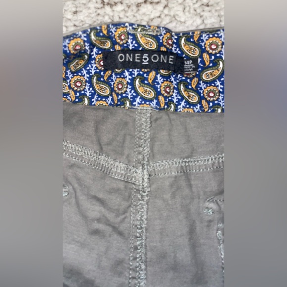 ONE5ONE NEVER WORN GREEN SHORT SIZE 14 PETITE - Picture 10 of 12